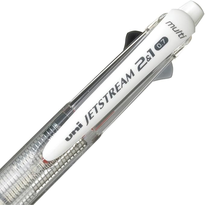 Uni Mitsubishi Pencil Multi-Function Pen Jetstream 2&1 0.7 Transparent Easy to Write MSXE350007.T