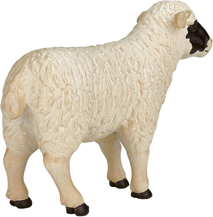 Mojo Figurine Jouet Collection Mouton Brebis Peint Main Réplica Ferme Animal 387058