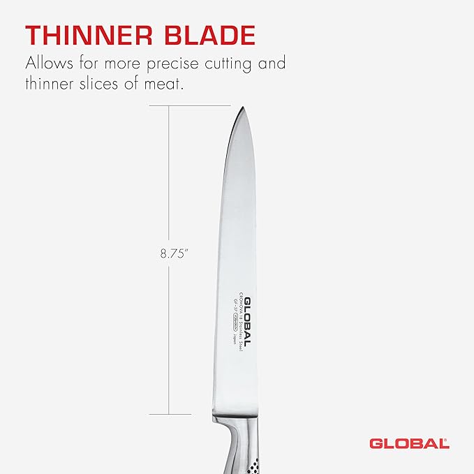Global GF-37 - 8 1/2 inch, 22cm Heavyweight Carving Knife
