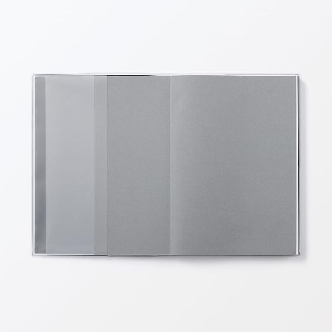 Muji 84854378 Schedule Book, Monthly, Daily Starts from December 2025, starting with Monday A5, Black