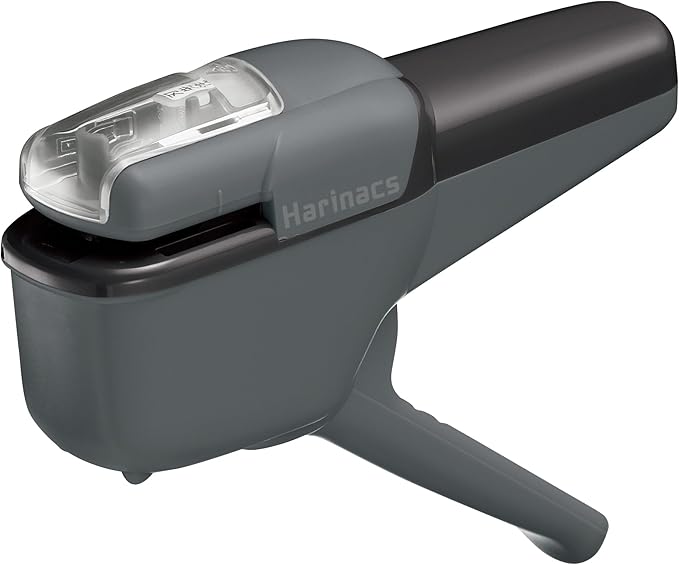 Kokuyo SLN-MPH105G Harinacs Press Stapleless Stapler, No Hole, Green