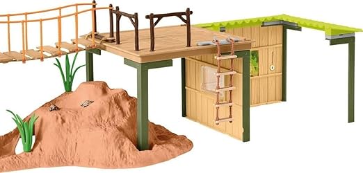 Schleich - 42507 Ranger Adventure Station, Multi Color