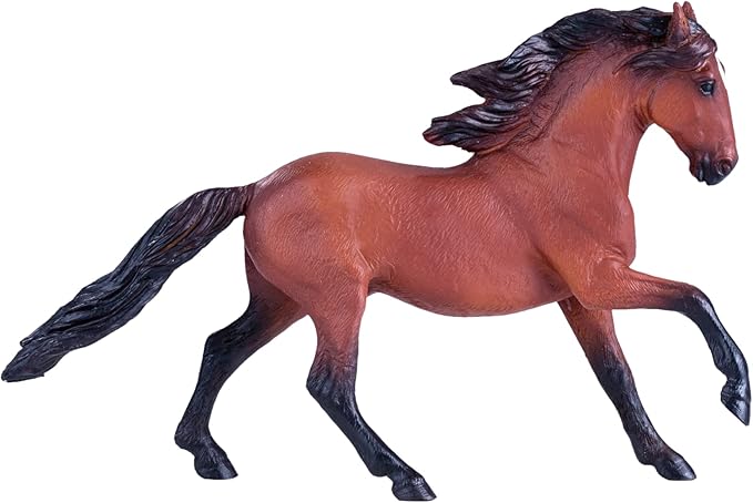 Mojo Lusitano White Realistic International Wildlife Toy Replica Hand Painted Figure
