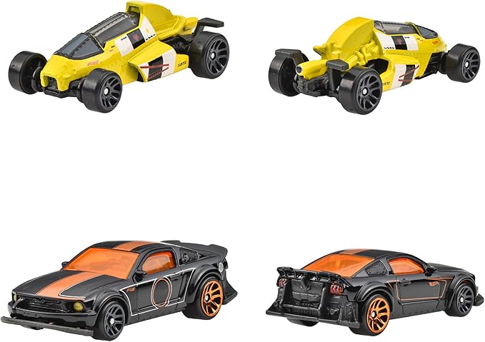 Hot Wheels JBY78 Legends Multi-Pack Vehicle Toy Mini Car, Pack of 6, 3 Years Old and Up Multi