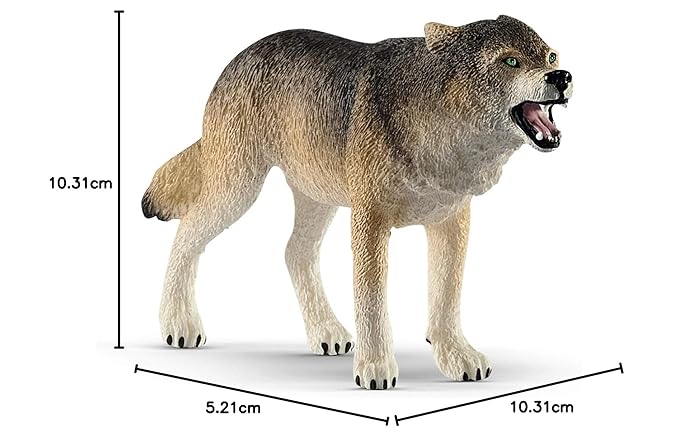 Schleich Wolf Wild Life Figure (2 Inches, Multicolor)