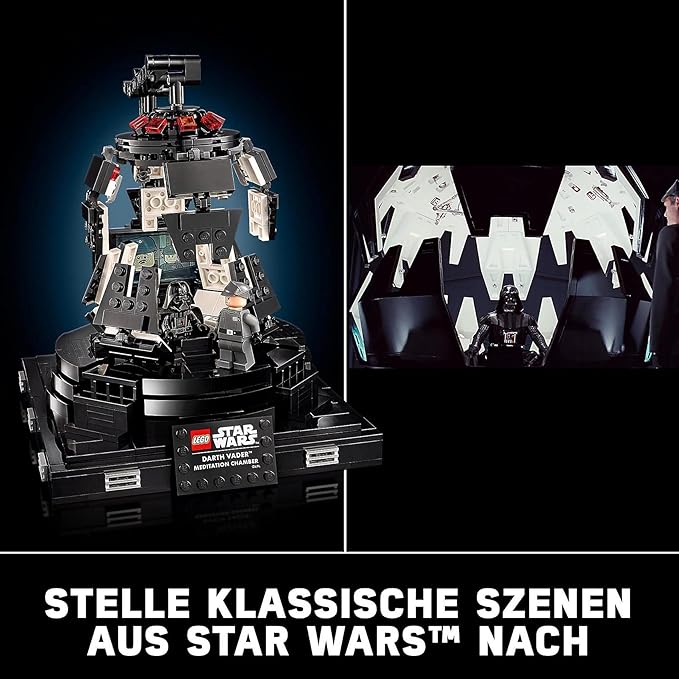 LEGO 75296 Star Wars The Meditation Room of Darth VadorTM Collectible Set, Birthday Gift for Adults