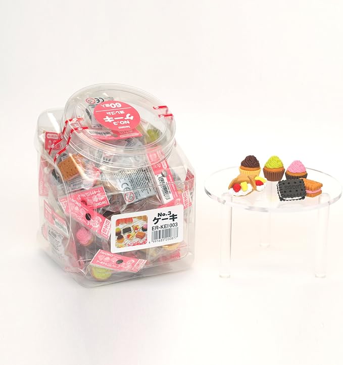 Iwako Cake Eraser, 60 pieces, SCERKEI003