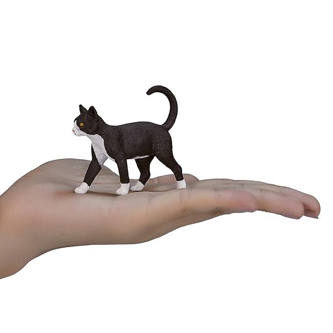 Mojo Cat Black and White Toy Figure