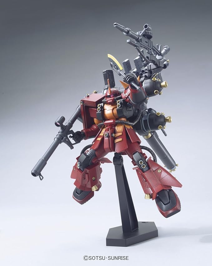 Bandai Hobby HGTB Psycho Zaku Anime Colored Gundam Thunderbolt Action Figure