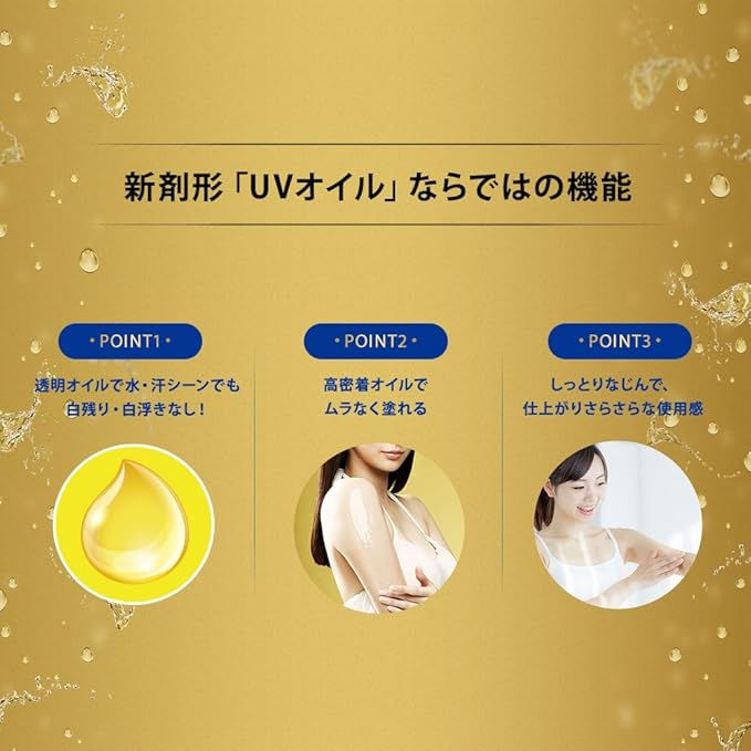 SKIN AQUA Sunscreen Water Magic Transparent UV Oil Spray Water Repels Sweat Transparent Water Repellent Type (SPF50+ PA++++) Super Waterproof