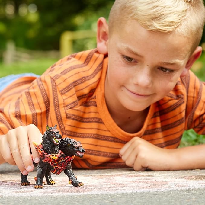 Schleich Hellhound Figurine Toy, Multicolor