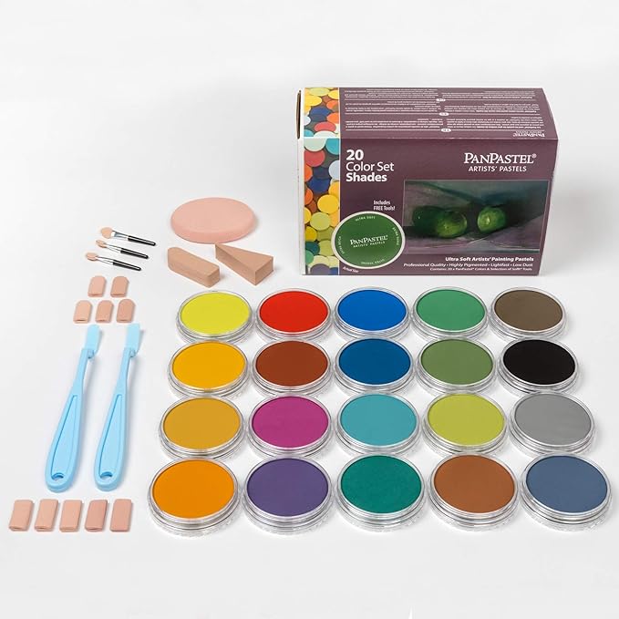PanPastel 20-color set, shades 30206