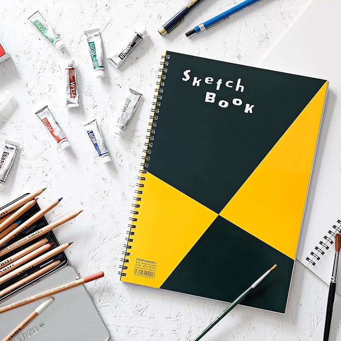 Maruman S131 Zuan Series Sketchbook, A4 Size, Drawing Paper