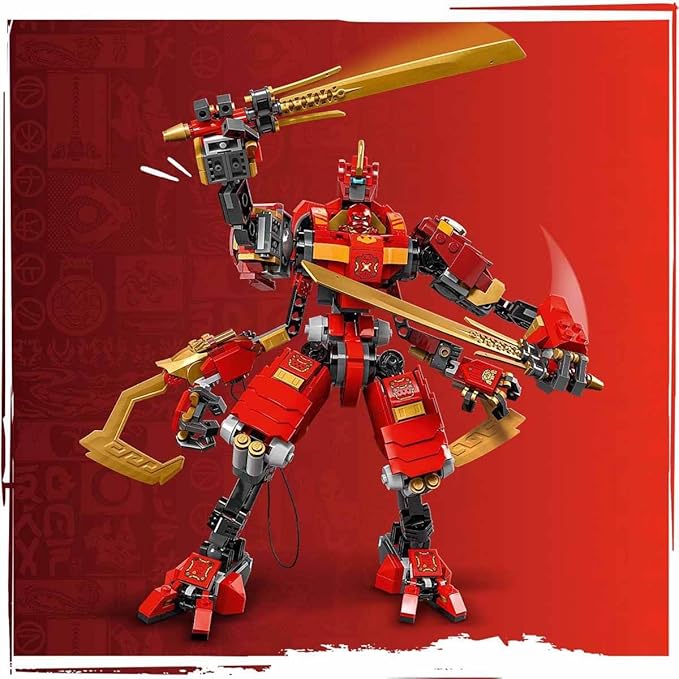 LEGO NINJAGO Kai’s Ninja Climber Mech Toy Set 71812