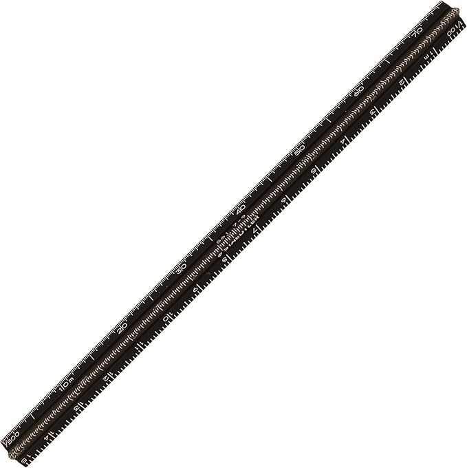 Staedtler High Precision Triangle Scale Slim, blk
