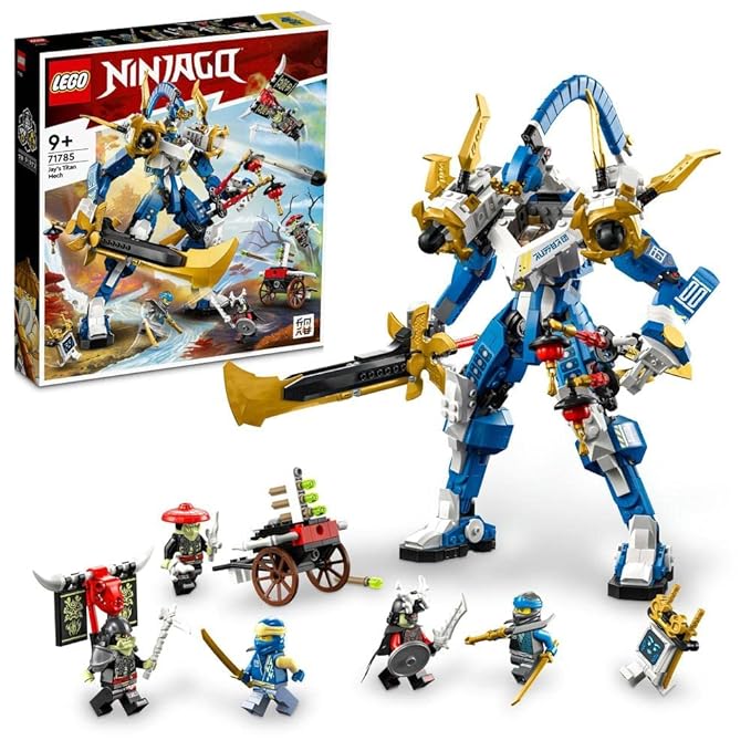 LEGO Ninjago Jay's Titan Mech 71785 Building Toy Set (794 Pieces