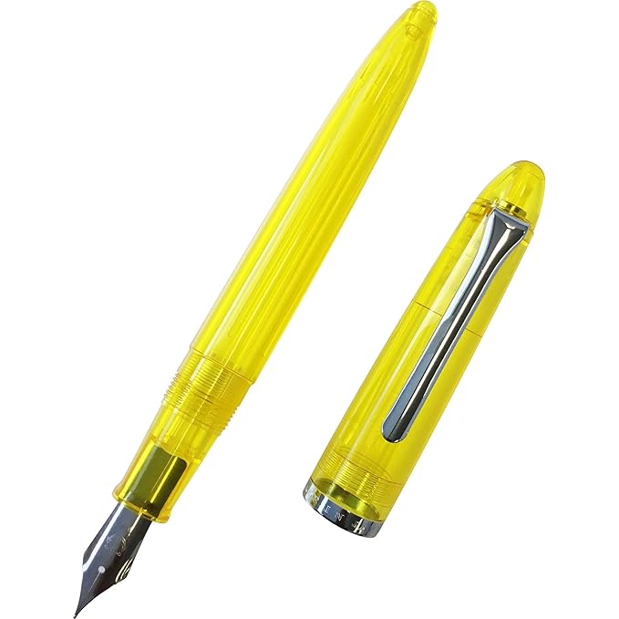 Sailor fountain pen profit junior s limited edition color transparent yellow in fine print (MF).
