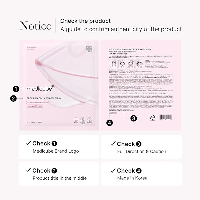 Medicube Salmon DNA PDRN Pink Collagen Jelly Mask pack of 1