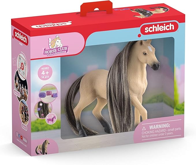 Schleich Horse Club Sofia's Beauties Andalusian Mare Toy Horse with Brushable Hair