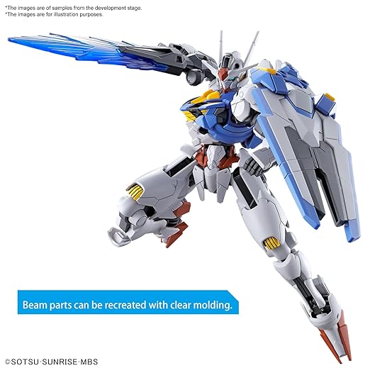 Bandai Spirits Hg Mobile Suit Gundam Mercury Witch Gundam Aerial 1/144 Scale Color-Coded Plastic Model (White)