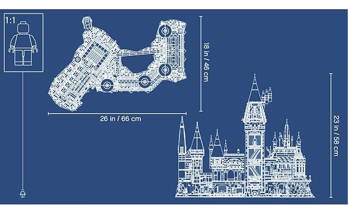 Lego Harry Potter Hogwarts Castle 71043 Building Kit (6020 Piece),Multicolor