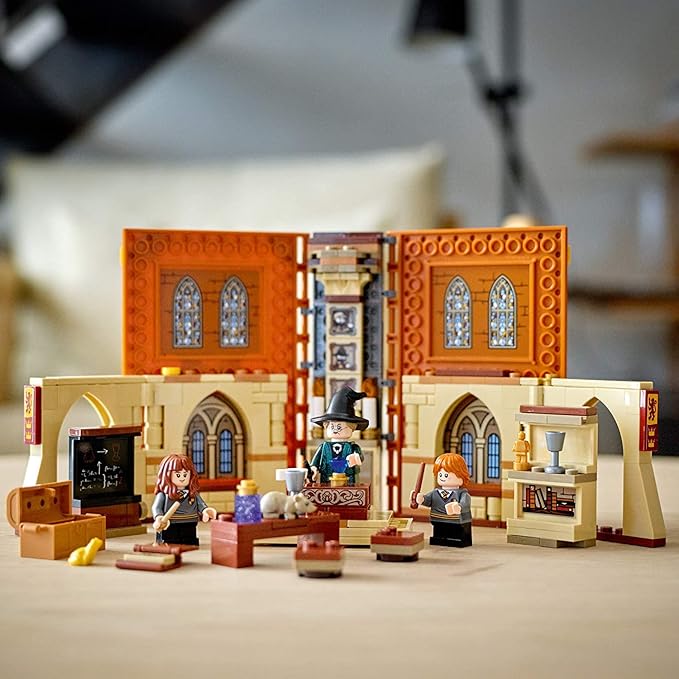 Lego Harry Potter Hogwarts Moment: Transfiguration Class 76382 Professor Mcgonagall Room; Collectible Playset, New 2021 (Multicolor) -240 Pieces