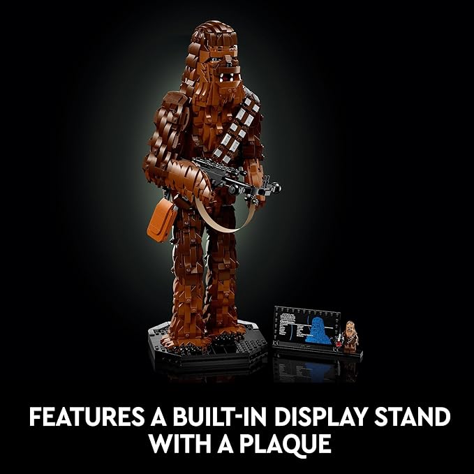 LEGO Star Wars Chewbacca 75371 Buildable Star Wars Collectible for Adults, This Build and Display Chewbacca Collectible is a Fun Star Wars Gift for Teens, Adults or Any Star Wars Original Trilogy Fan