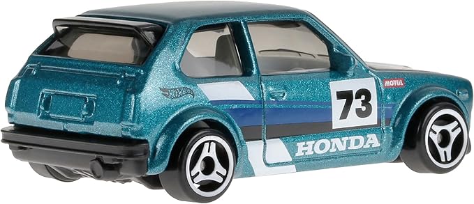 Hot Wheels HXR19 Basic Car '73 Honda Civic Custom Vehicle Toy Mini Car 3 Years Old Green