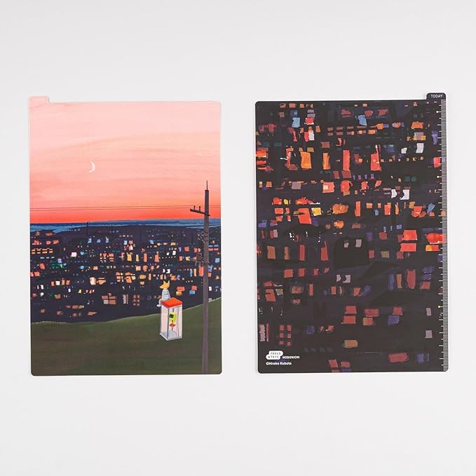 Hobonichi Hiroko Kubota/Almost Sun Planner, Counting Light, Cousin Size, Notebook Accessory