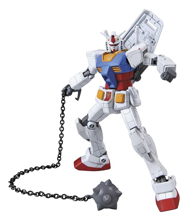 Bandai Gundam Starter Set 2: HGUC RX-78-2 Gundam Model Kit With Lining Marker