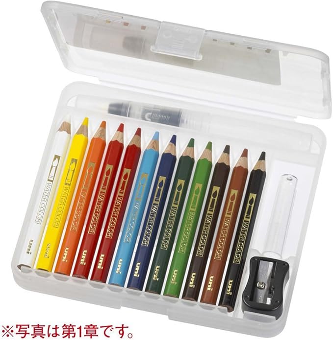 Uni Mitsubishi Pencil Watercolor Pencil Uni Watercolor Compact 12 Colors Chapter 2 UWCNCS12C2