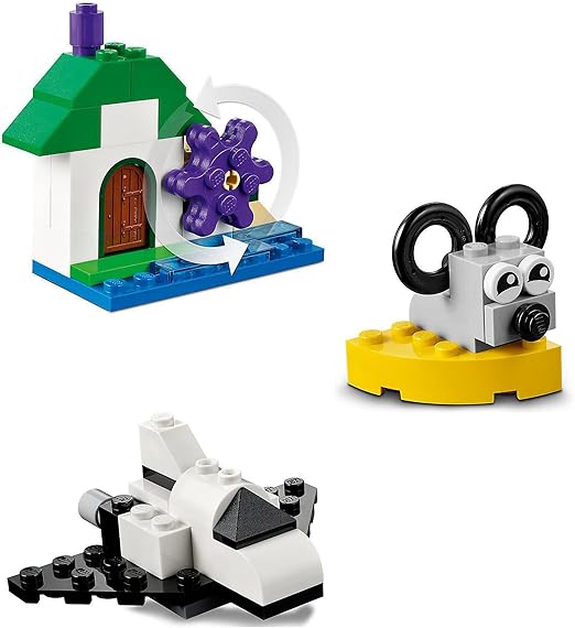 LEGO 11016 Classic Creative Building Block Bricks Box Large Set With Space Shuttle For Preschool Kids 4+,Multicolor