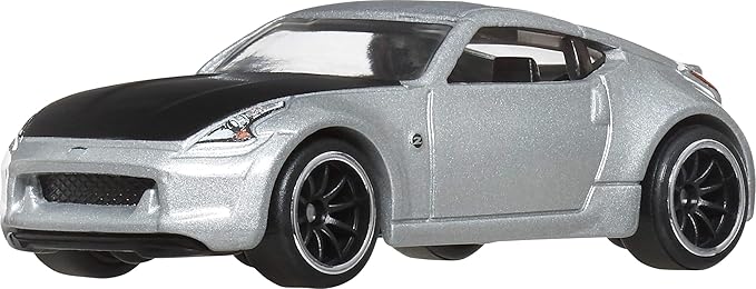 Hot Wheels JBL91 Fast and Furious Nissan 370Z Vehicle Toy Mini Car 3 Years Old and Up Silver