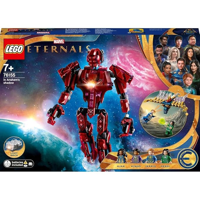 LEGO Marvel The Eternals in Arishem's Shadow 76155 Building Kit,Multicolor, 493 Pcs