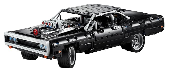 LEGO 42111 Technic Fast and Furious Dom's Dodge Charger Racing Car Model Iconic Collector's Building Set for Kids (Multicolor) (154 Pieces)