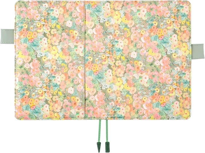 Hobonichi Liberty Fabrics/Hollyhocks (Orange)