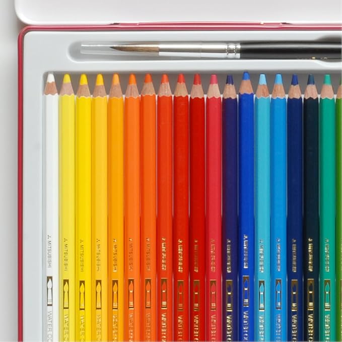 Uni Mitsubishi Pencil Watercolor Pencil Uni Watercolor 36 Colors UWC36C