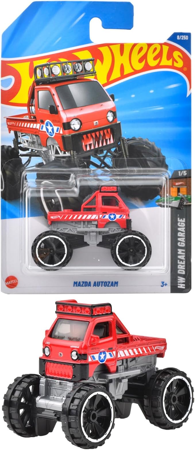 Hot Wheels JFN39 Basic Car Mazda Autozam Vehicle Toy Mini Car 3 Years Old and Up Red