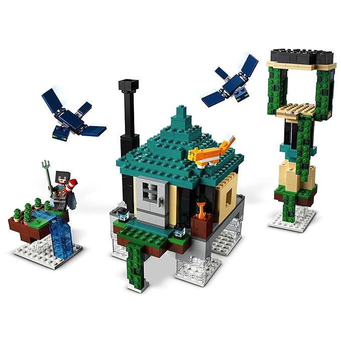 LEGO Minecraft 21173 Toy Blocks, Present, Video Game, Boys, Girls, Ages 8&Up, Multi color