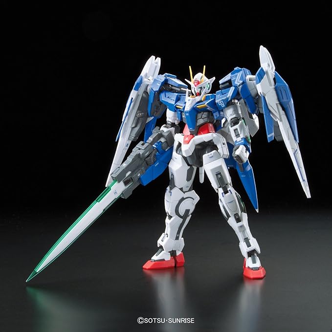 Bandai Hobby Real Grade 1/144-Scale 00 Raiser "Gundam 00" Action Figure
