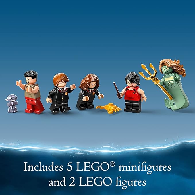 LEGO Jaiman Toys LEGO Harry Potter Triwizard Tournament: The Black Lake 76420,Goblet of Fire Building Toy Playset for Kids,Boys&Girls with Boat Model&5 Minifigures, 349 Pcs
