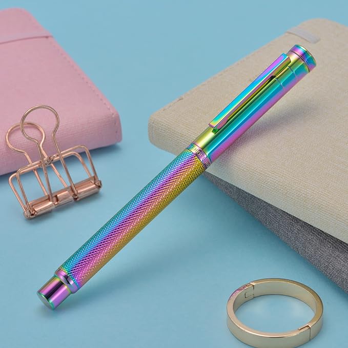 Asvine Hongdian Rainbow Color Fountain Pen Fine Point
