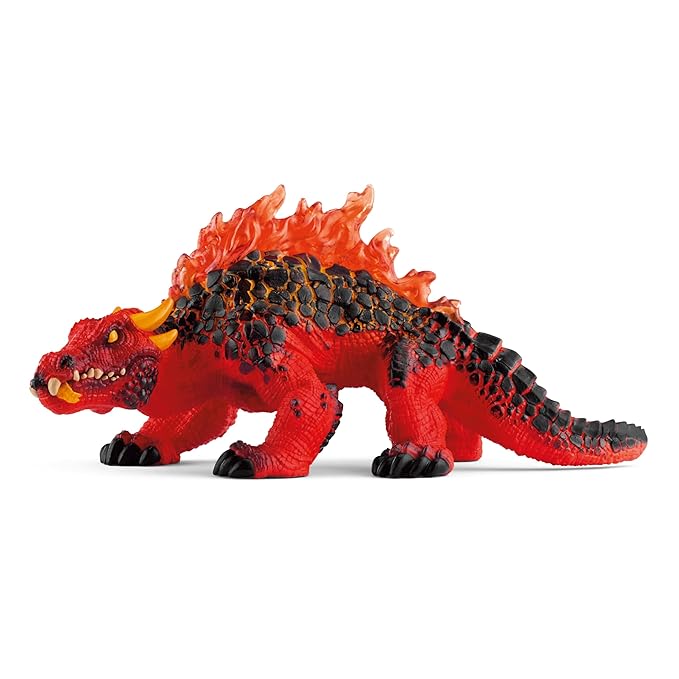 Schleich Eldrador Creatures 70156 Magmawaran - Realistic Mythical Fantasy Monster Action Figure, Dangerous Magma Giant Lizard with Realistic Details, Figures from 7 Years