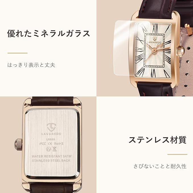 Women's Analog Display, Quartz, Face Watch, Leather Strap, Slim, Stylish, Waterproof, Square Watch, Simple, Women's, Popular, Casual, Fashion, Business, Work, Everyday Work, Girlfriend, Daughter,