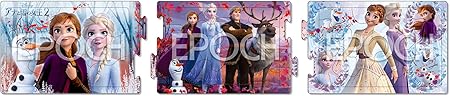 Epoch EPOCH Apollo Step Panorama Puzzle Frozen 2 10/15/20 Piece Puzzle for Kids 24-195 ST Mark Certified, Includes Storage Bag for Ages 4 and Up