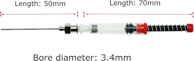 Asvine Fountain Pen Ink Syringe Filler Spring Converter with Removable Blunt Point