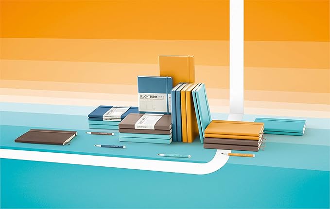 Leuchtturm 1917 Notebook A5 Horizontal Ruled Soft Cover Warm Earth 363412