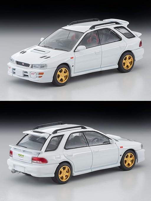 TOMYTEC Tomica Limited Vintage Neo 1/64 LV-N281a Subaru Impreza Pure Sport Wagon WRX STi Version V White 98 Finished Product
