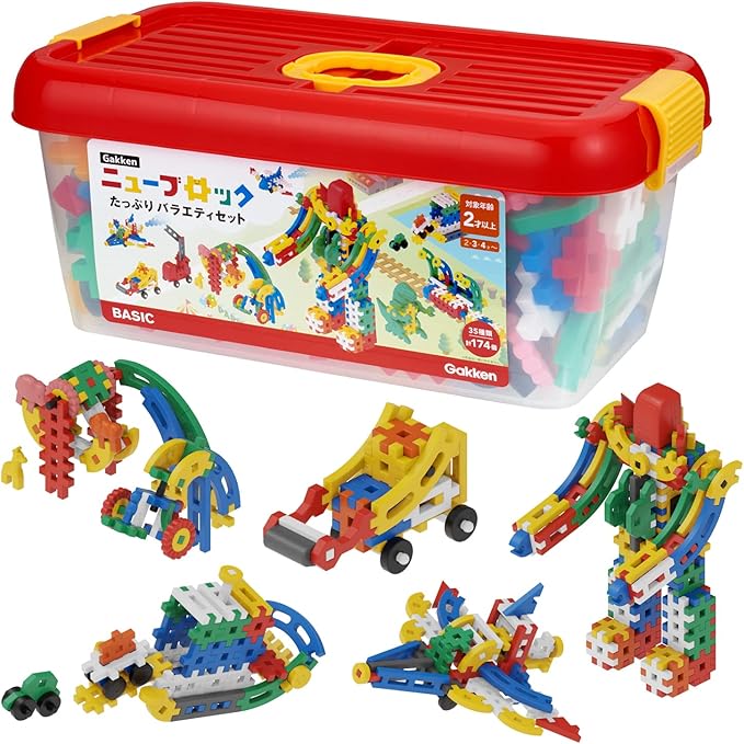 Gakken 83719 New Block Plenty of Variety Set (Age 2 and Up)