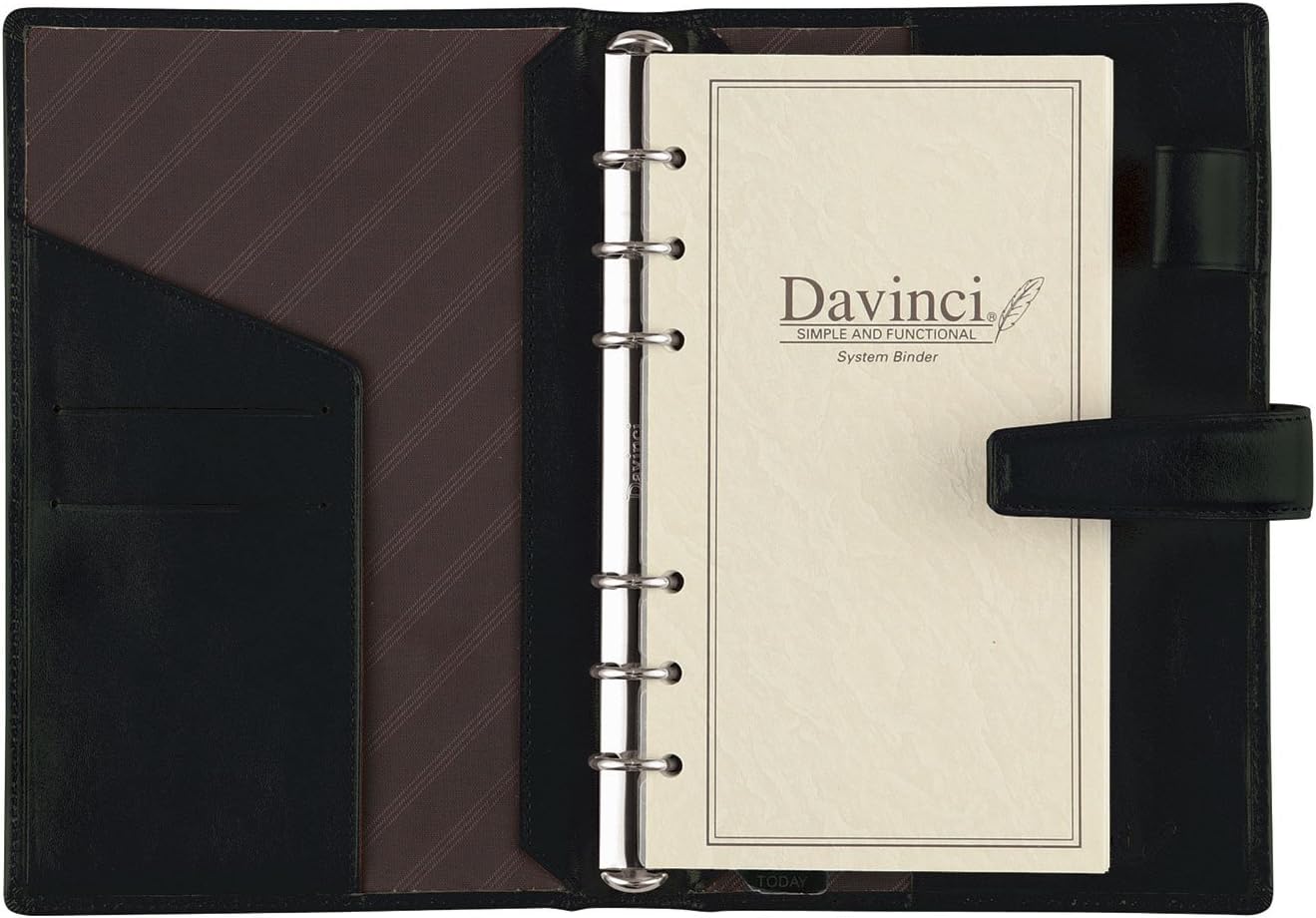 Raymay Fuji System Notebook Davinci Standard Bible size, blk